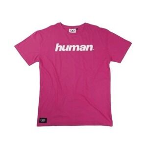 Queer‎ Eye HUMAN Graphic Tee Pink White Pride Ready Crewneck Short Sleeve XS